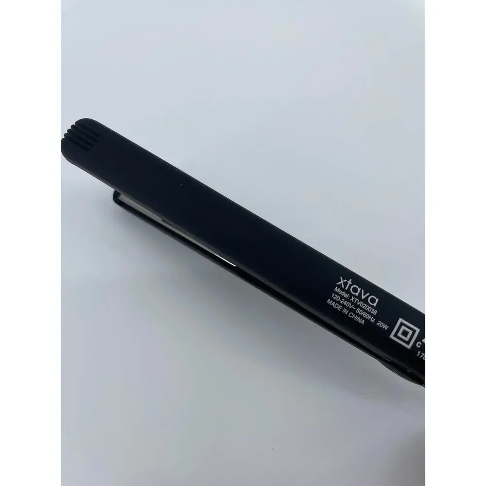 Xtava Professional Nano Steam 1” & Ultra Lite .5”Flat Irons Black XTV020037,38